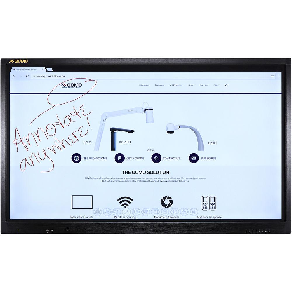 QOMO Journey 13 65" Full HD Interactive LED Touchscreen Display