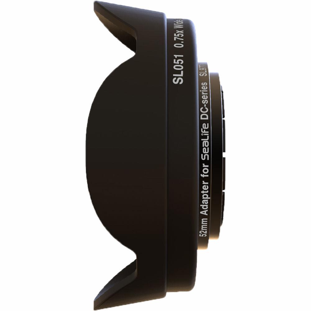 SeaLife 0.75x Wide-Angle Conversion Lens with 52mm Adapter for DC-Series Cameras