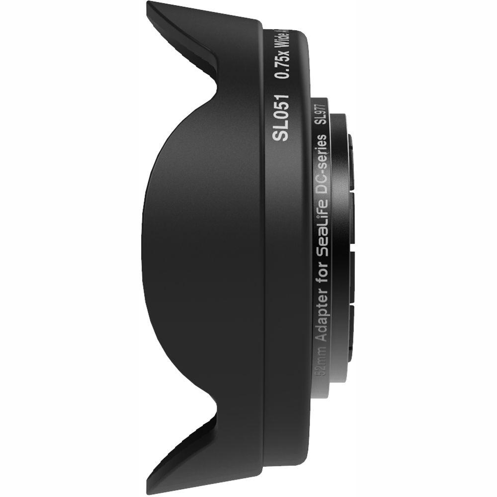 SeaLife 0.75x Wide-Angle Conversion Lens with 52mm Adapter for DC-Series Cameras