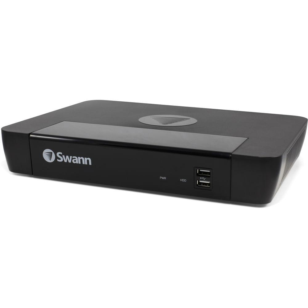 Swann 8-Channel 4K UHD NVR with 2TB HDD & 4 4K Outdoor Night Vision Bullet Cameras