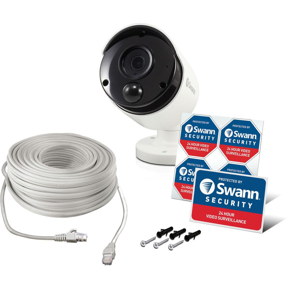 Swann SWNHD-865MSB-US 5MP Outdoor Network Bullet Camera with Audio