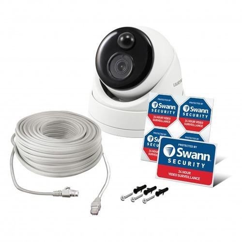 Swann SWNHD-886MSD-US 4K UHD Outdoor Network Dome Camera with Night Vision & Audio