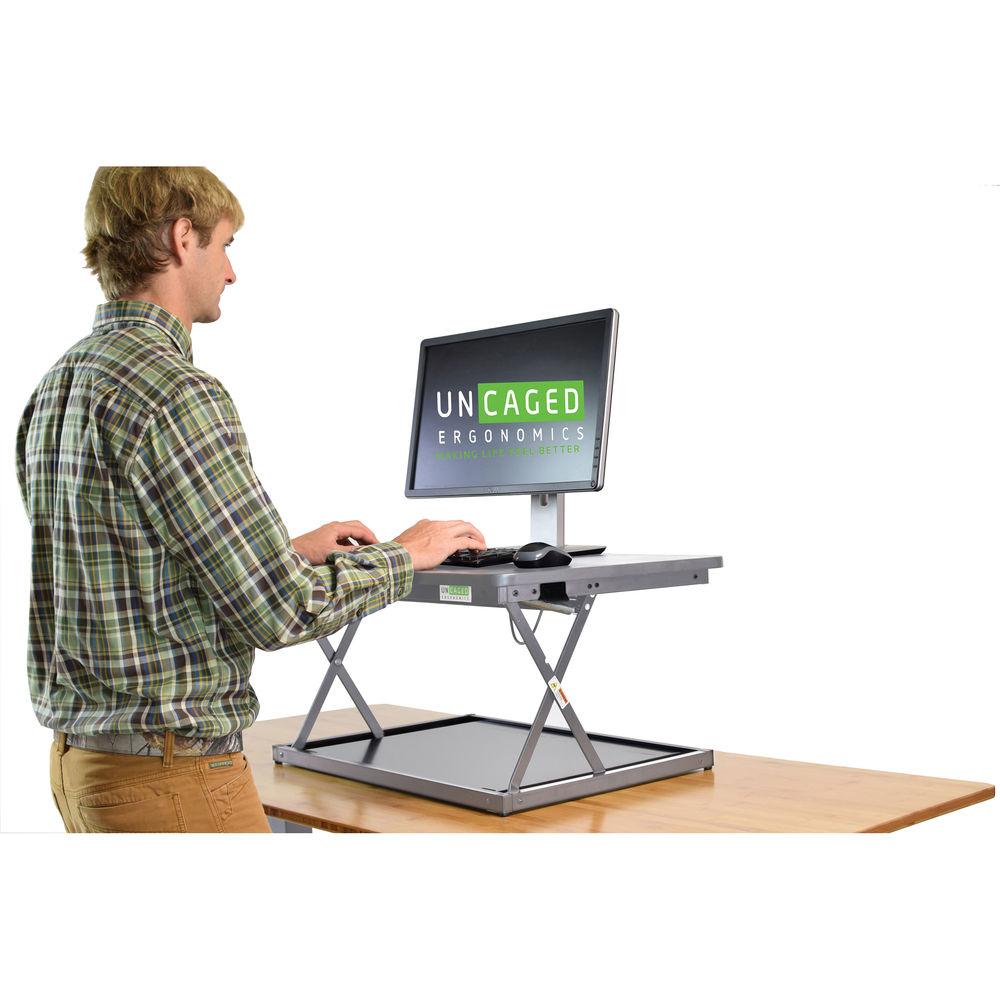 Uncaged Ergonomics Changedesk Mini Black Standing Desk