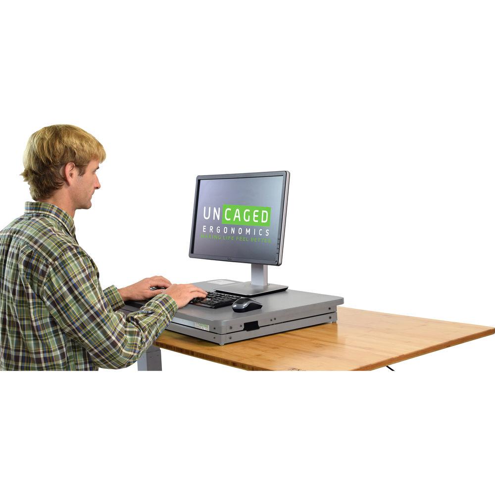 Uncaged Ergonomics Changedesk Mini Black Standing Desk