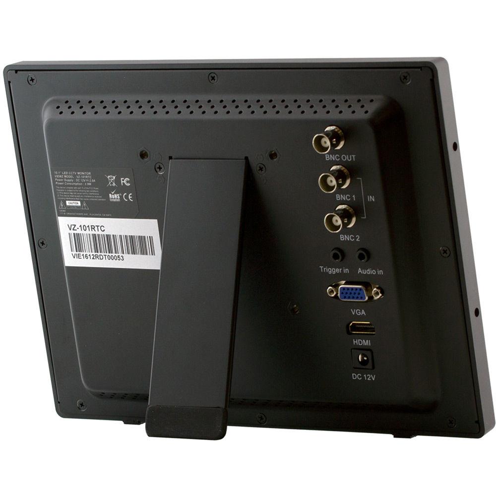 ViewZ VZ-101RTC 10.1" LED CCTV Monitor
