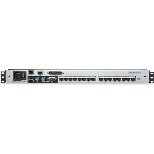ATEN KL1516AIMUKIT 16-Port Cat 5 Dual Rail 17" LCD KVM Switch Kit
