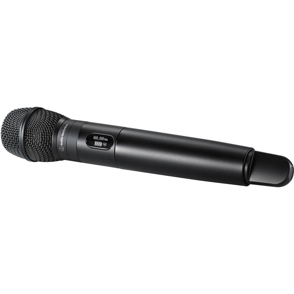 Audio-Technica ATW-3212 C710DE2 3000 Series Fourth Generation Wireless Handheld Microphone System with ATW-C710 Capsule