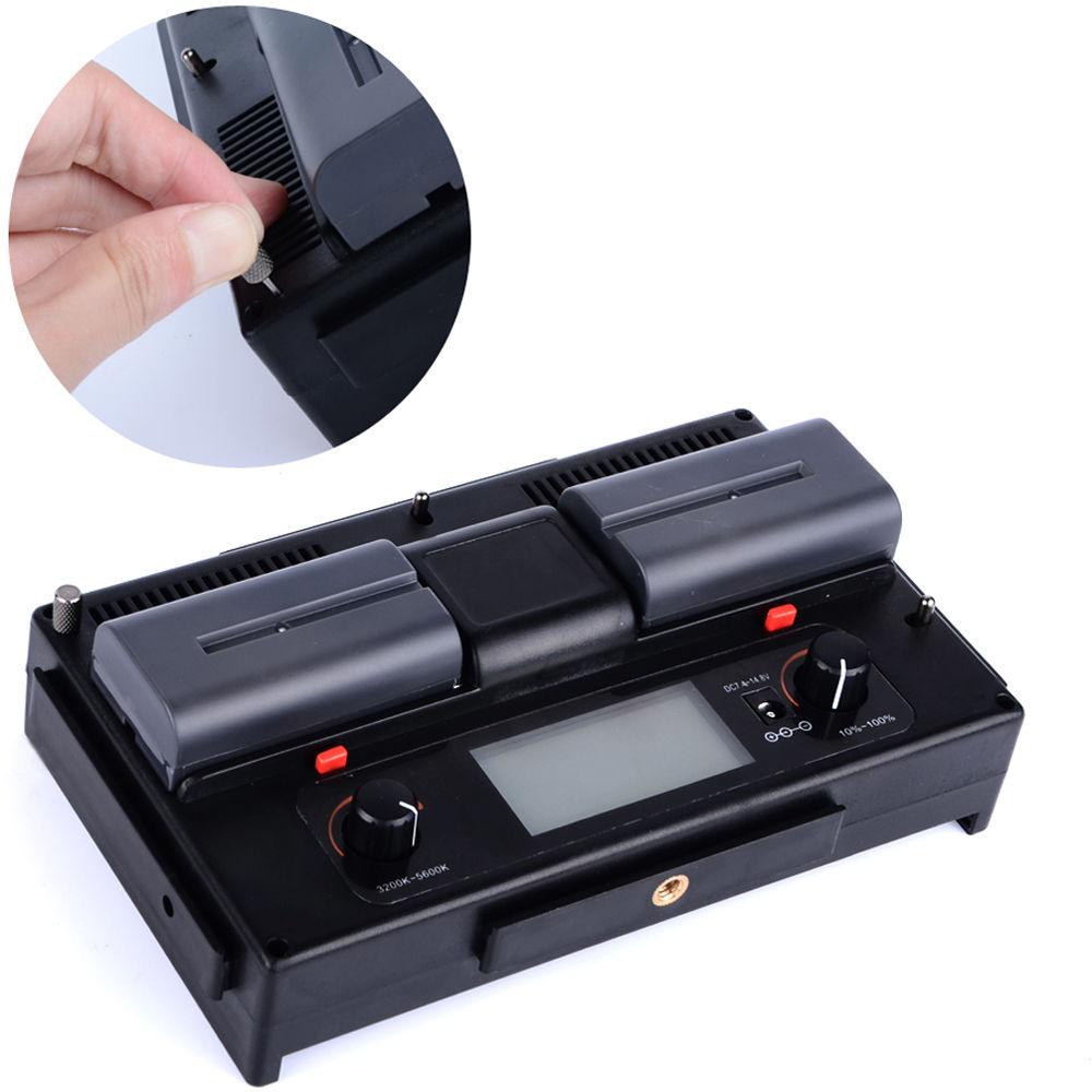 Bescor FP-312S 1-Point LED Light Kit with Light Stand