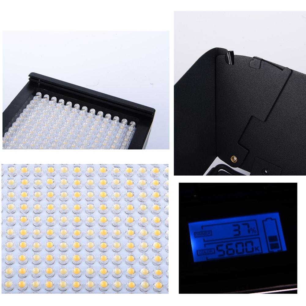 Bescor FP-312S 1-Point LED Light Kit with Light Stand