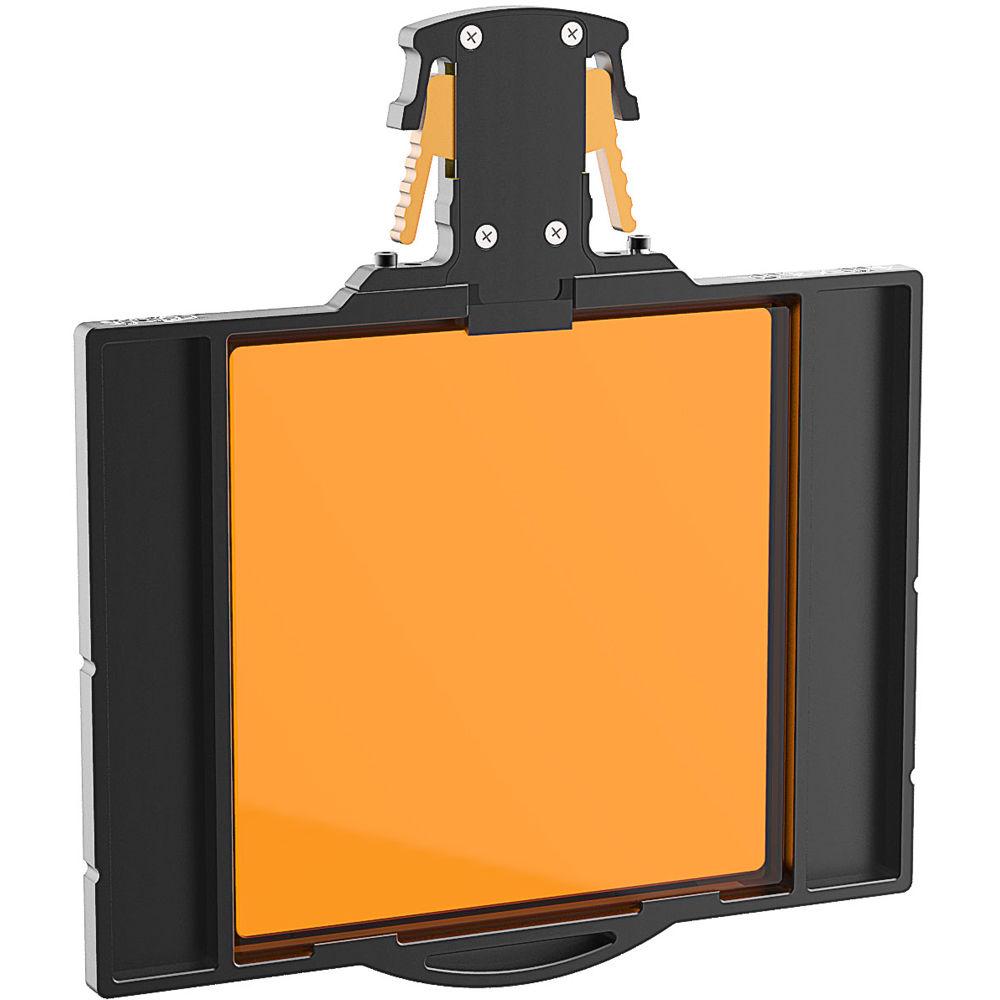 Bright Tangerine 4 x 4" Gripper Filter Tray for Misfit Matte Box