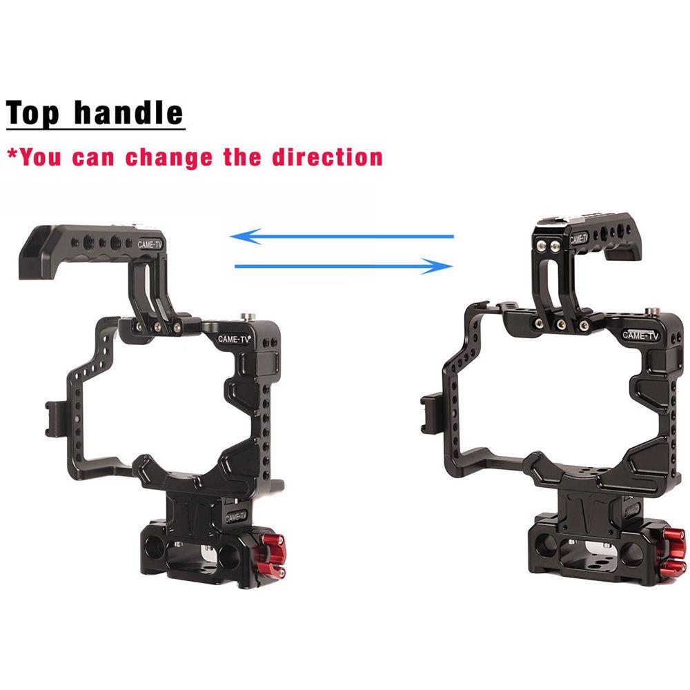 CAME-TV Protective Cage Plus for GH5 with Matte Box, Follow Focus, Handgrip & Shoulder Pad