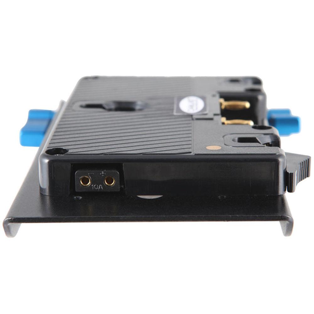 CAMLAST Gold Mount Plate with 5V USB 7.2V 12V Cables for Select Canon & Blackmagic Cameras