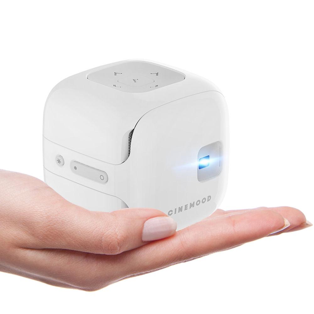 CINEMOOD Storyteller 35-Lumen nHD DLP Pico Projector with Wi-Fi