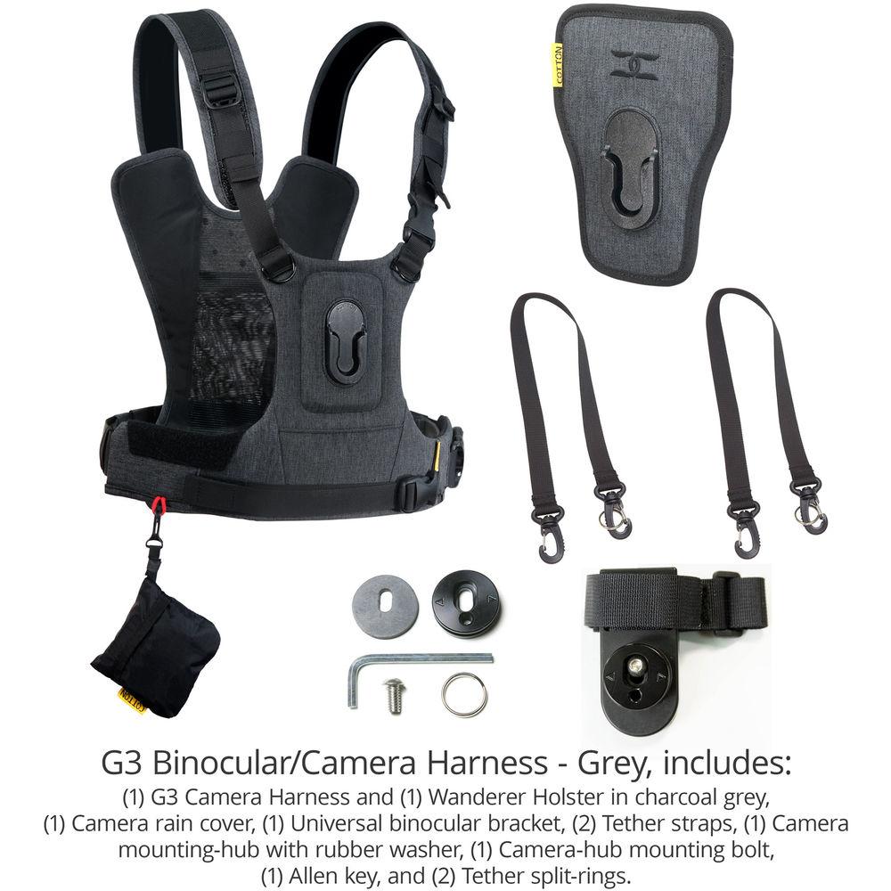Cotton Carrier CCS G3 Binocular and Camera Harness