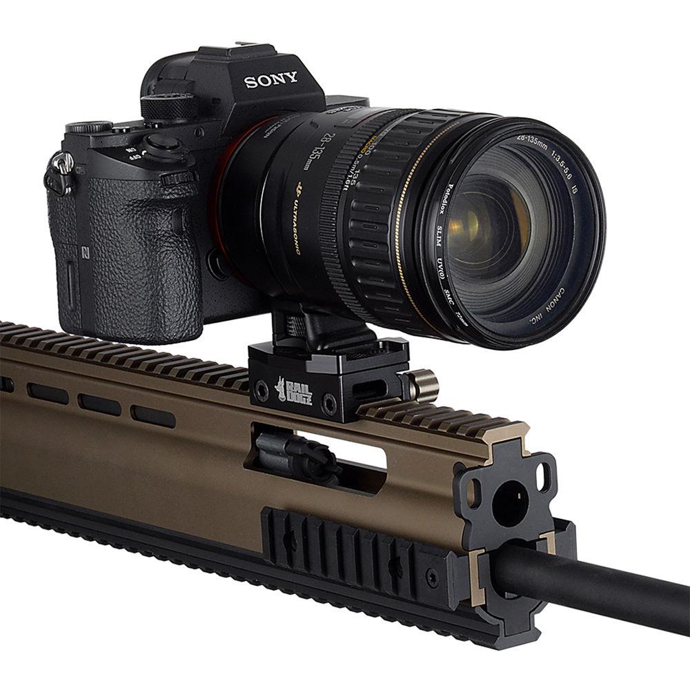 FotodioX Low-Profile Picatinny Gun Rail Mount for Small Cameras