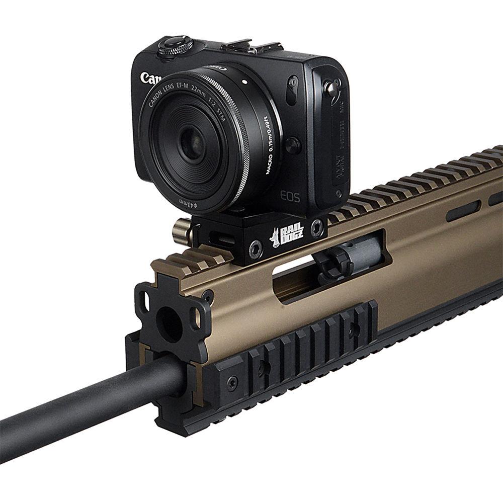 FotodioX Low-Profile Picatinny Gun Rail Mount for Small Cameras