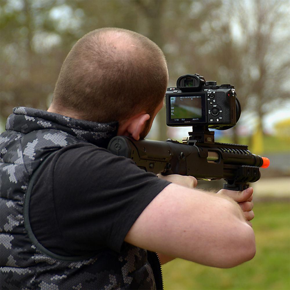 FotodioX Low-Profile Picatinny Gun Rail Mount for Small Cameras