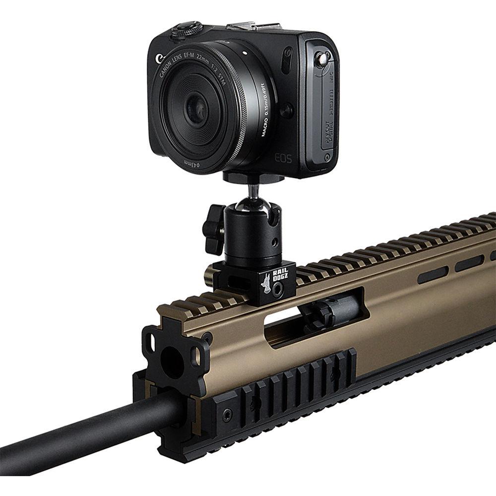 FotodioX Universal Picatinny Gun Rail Mount for Small Cameras