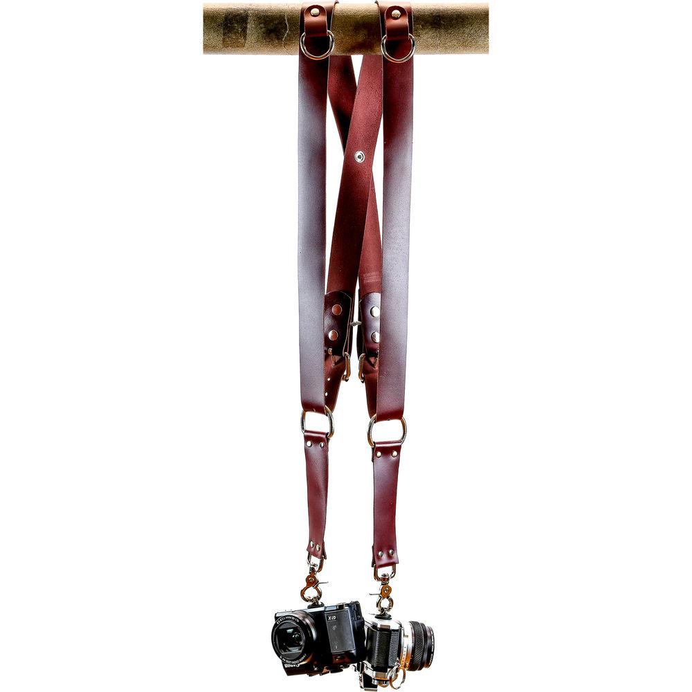 Funk Plus Latigo Leather Snap Back Harness with 1.5" Wide Straps and D-Rings