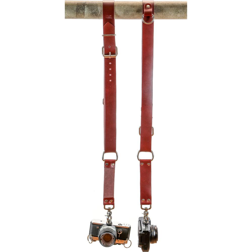 Funk Plus Latigo Leather Snap Back Harness with 1.5" Wide Straps and D-Rings