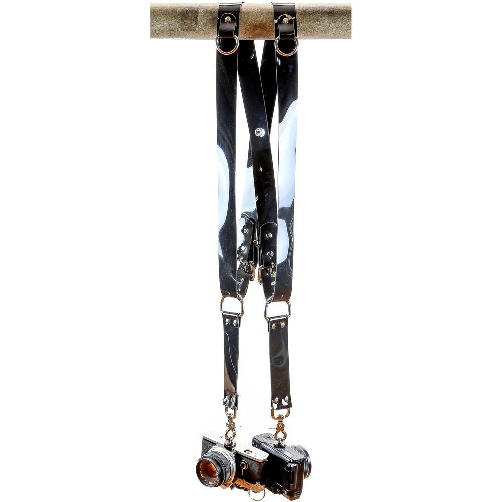 Funk Plus PVC Vinyl Snap Back Harness with 1.5" Wide Straps and D-Rings