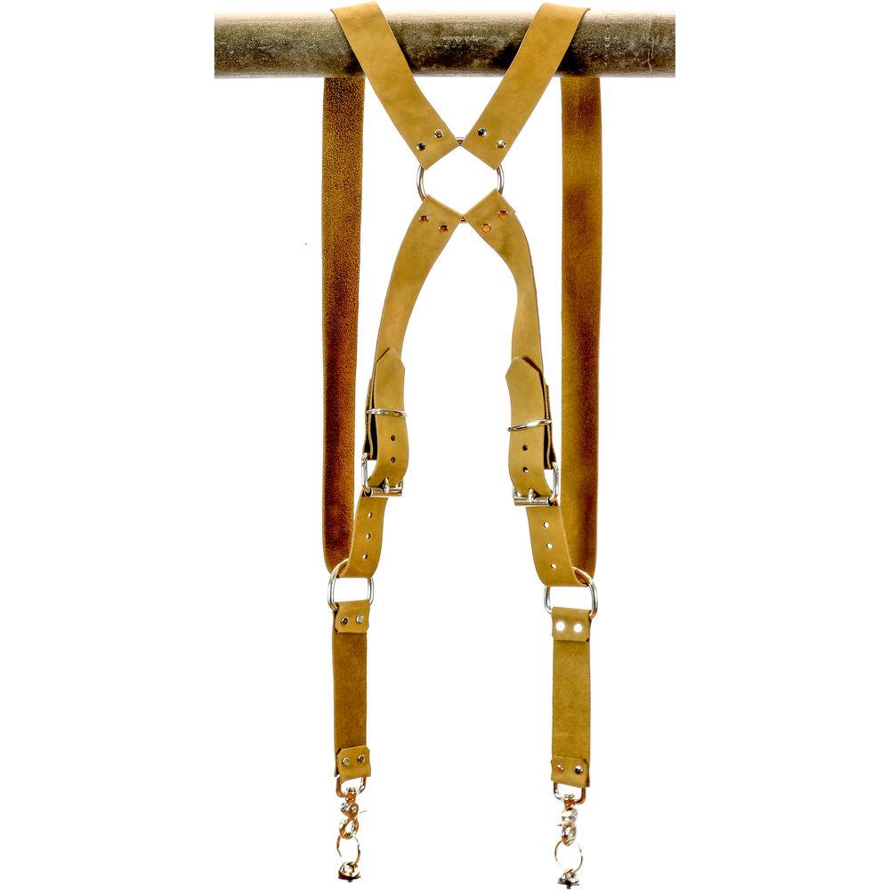 Funk Plus Suede Leather Ring Back Harness with 1.5" Wide Straps