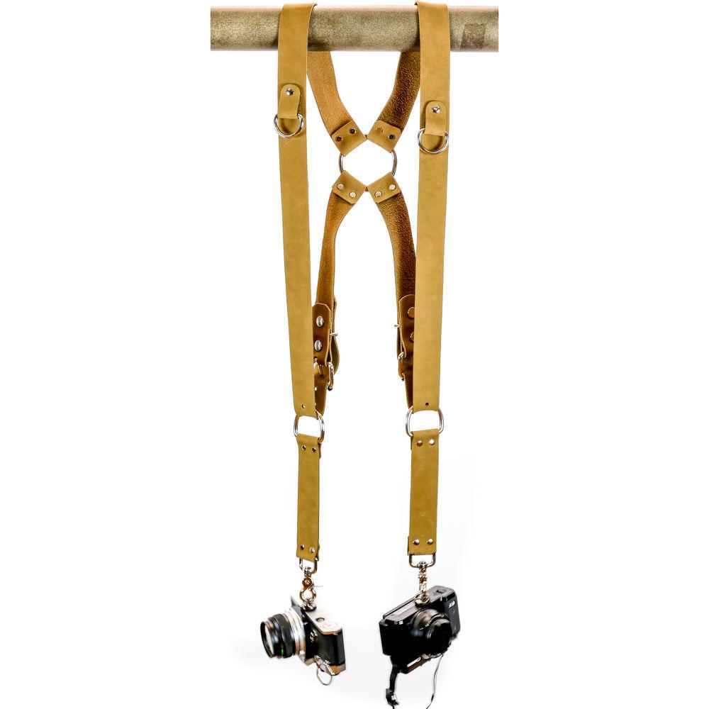 Funk Plus Suede Leather Ring Back Harness with 1.5" Wide Straps and D-Rings