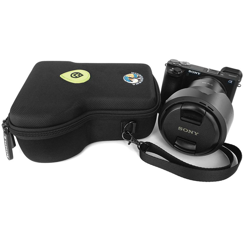 GoScope Alpha Hardshell Go Case for Sony Alpha 6000, 6300, 6500 with 10-105mm Lens