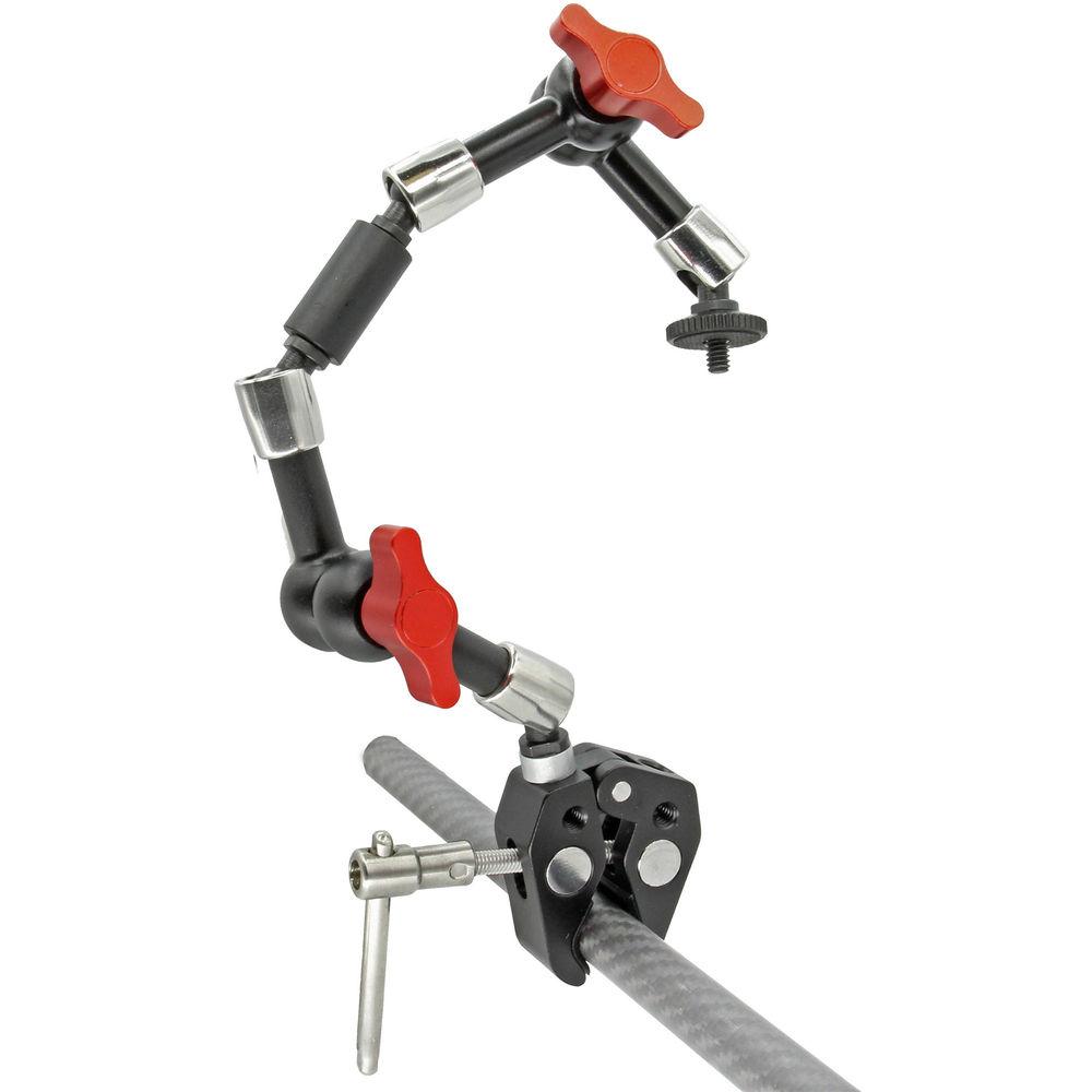 GyroVu Dual 7" Heavy-Duty Articulated Arm Mounts with Adjustable Clamp