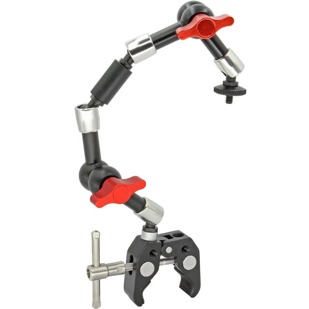 GyroVu Dual 7" Heavy-Duty Articulated Arm Mounts with Adjustable Clamp