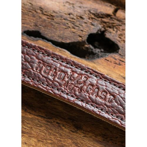 HoldFast Gear 46" Maven Classic American Bison Leather Camera Strap with Hooks & Pads