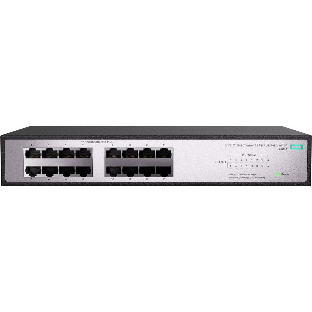 HP OfficeConnect 1420 16-Port Gigabit Unmanaged Switch