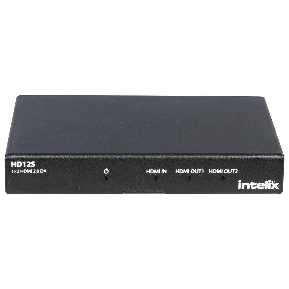 Intelix 1x2 HDMI 2.0 Distribution Amplifier with 18 Gb s, 4K60, 4:4:4 & HDR Support