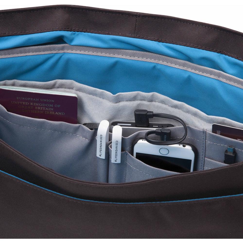 KNOMO USA Bungo Expandable Messenger Bag for 15.6" Laptop