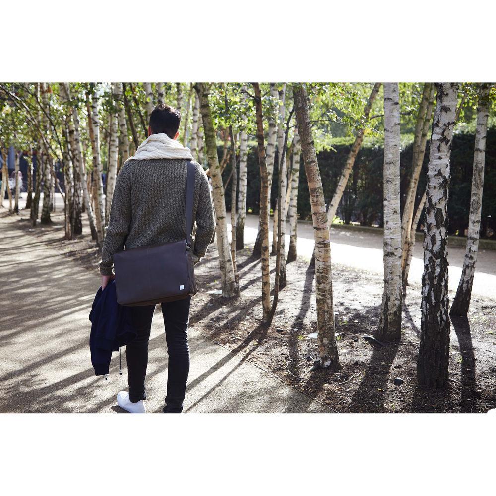 KNOMO USA Bungo Expandable Messenger Bag for 15.6" Laptop