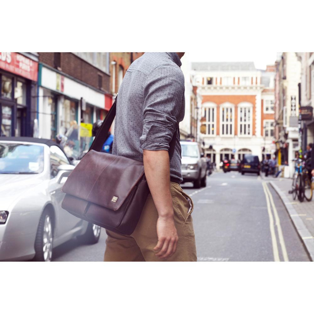 KNOMO USA Bungo Expandable Messenger Bag for 15.6" Laptop