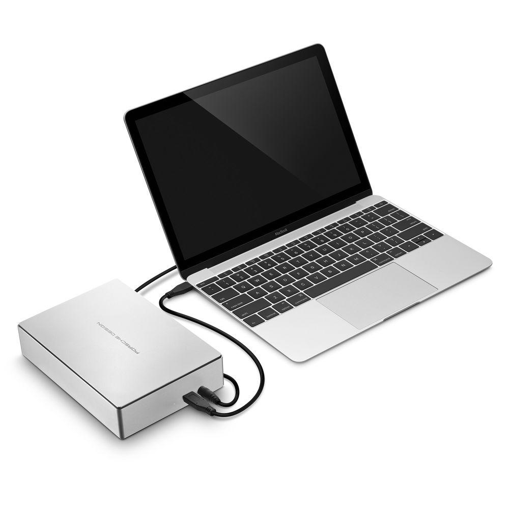 LaCie 8TB Porsche Design USB Type-C External Desktop Hard Drive