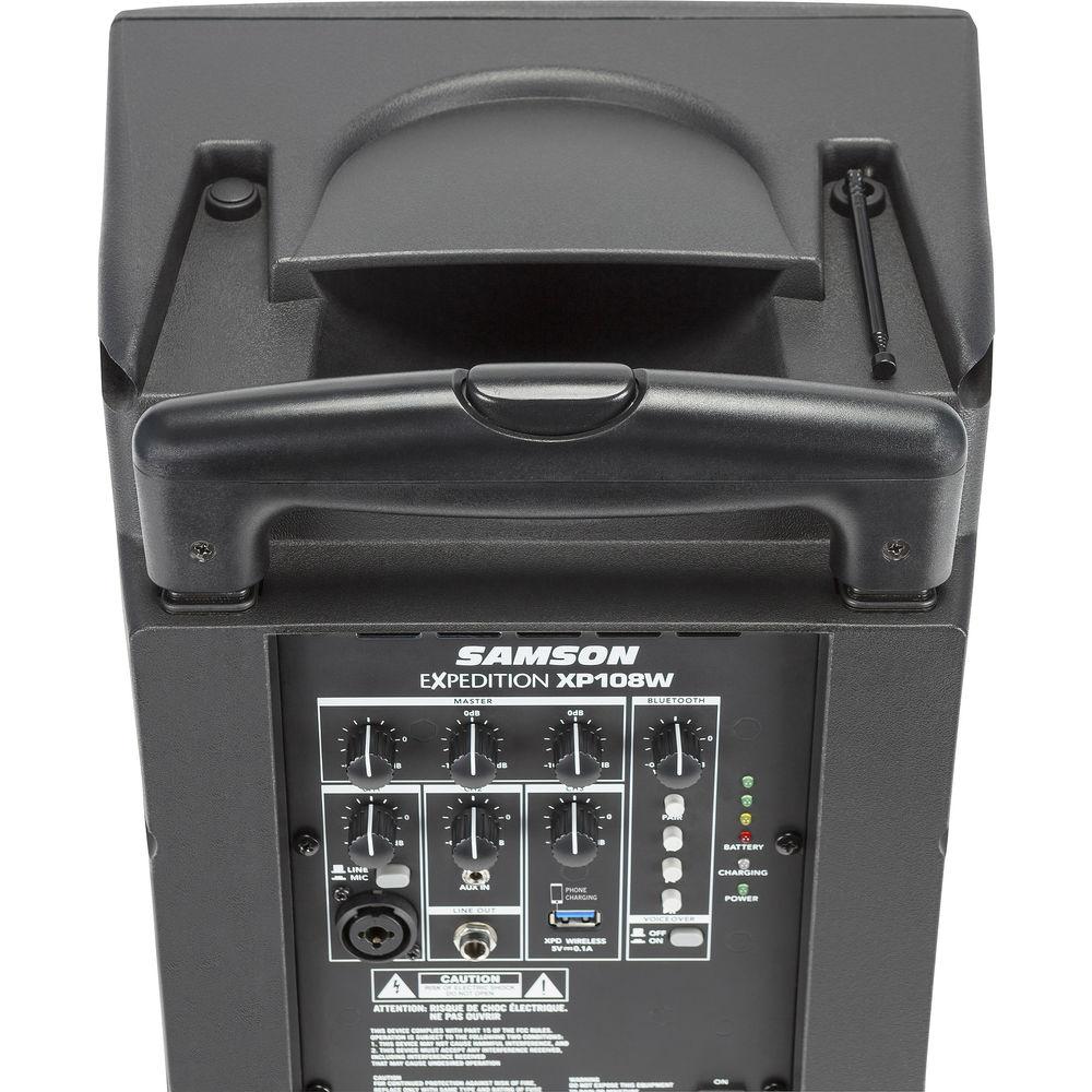 Samson Expedition XP108w 8" 2-Way 200W All-In-One Portable Bluetooth-Enabled PA System
