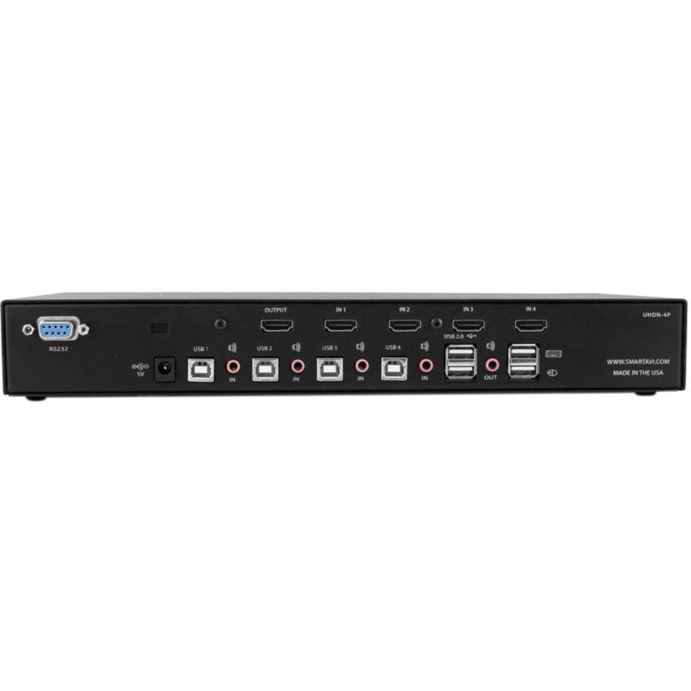 Smart-AVI 4-Port HDMI 1.4 KVM Switch with USB 2.0 Hub