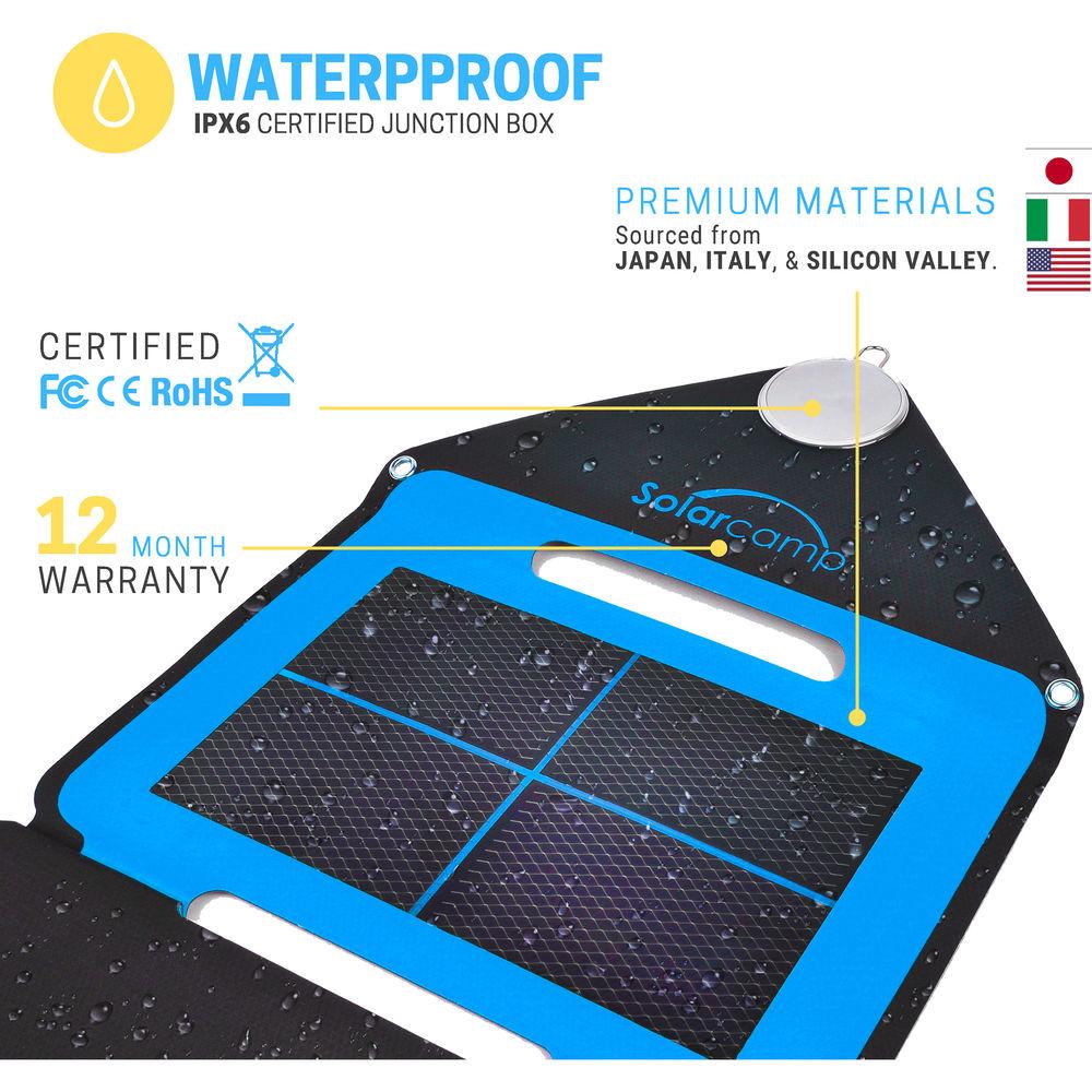 Solar Camp Solympic Hue 7.6W Solar Charger