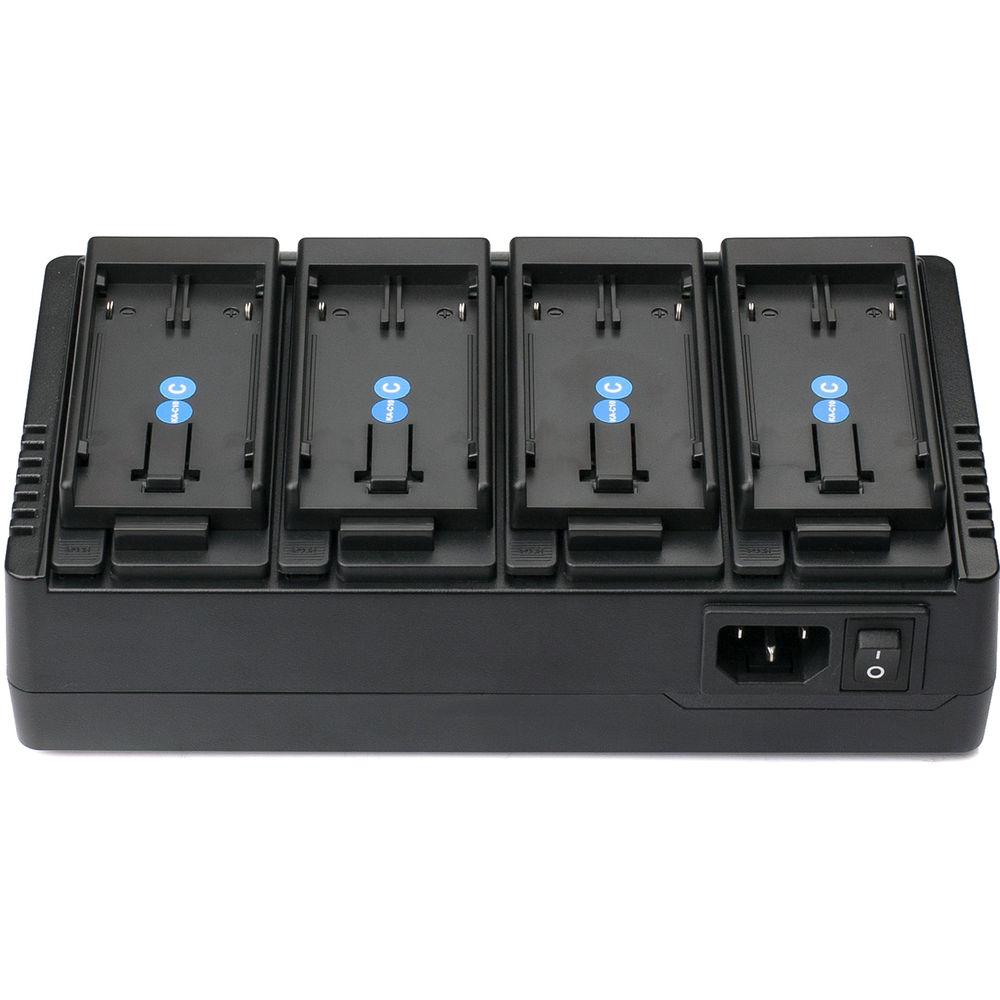 SWIT 4-Ch Simultaneous DV Battery Charger For Canon BP-945 Series Batteries