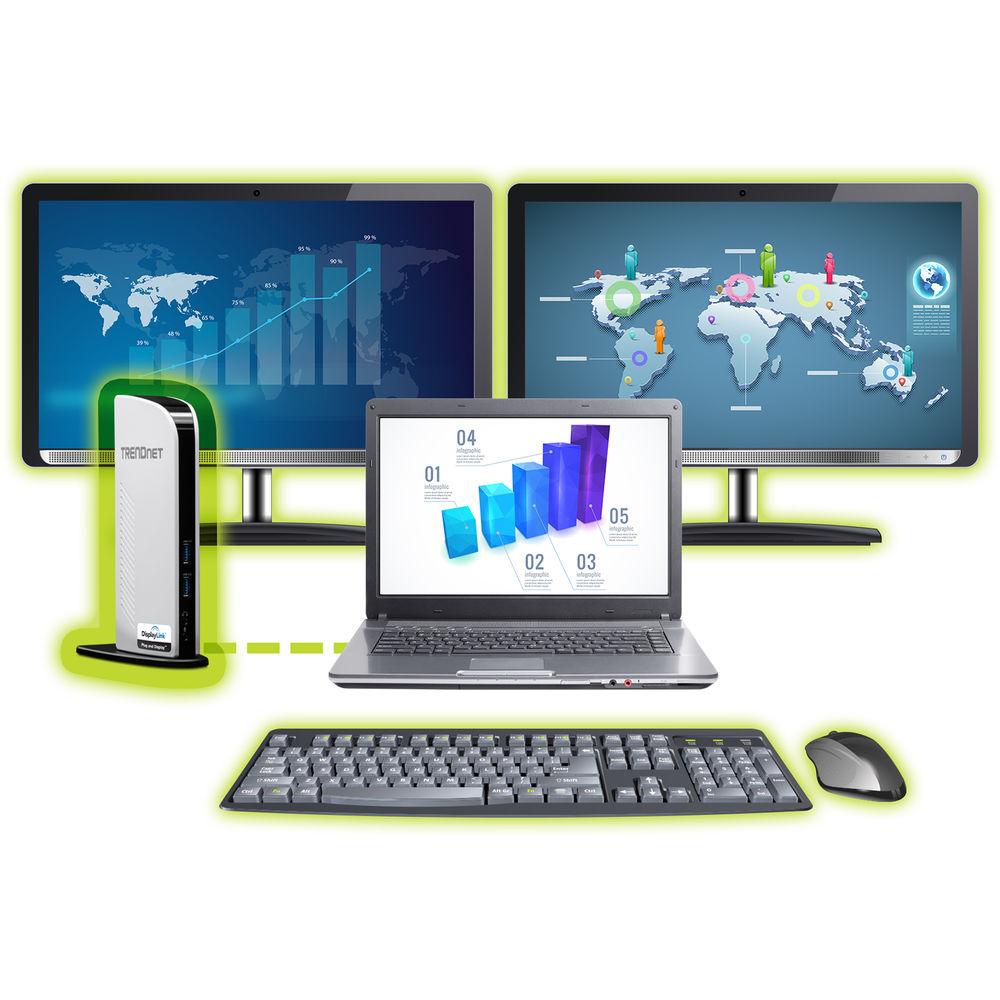 TRENDnet TU3-DS2 Universal USB 3.0 Docking Station