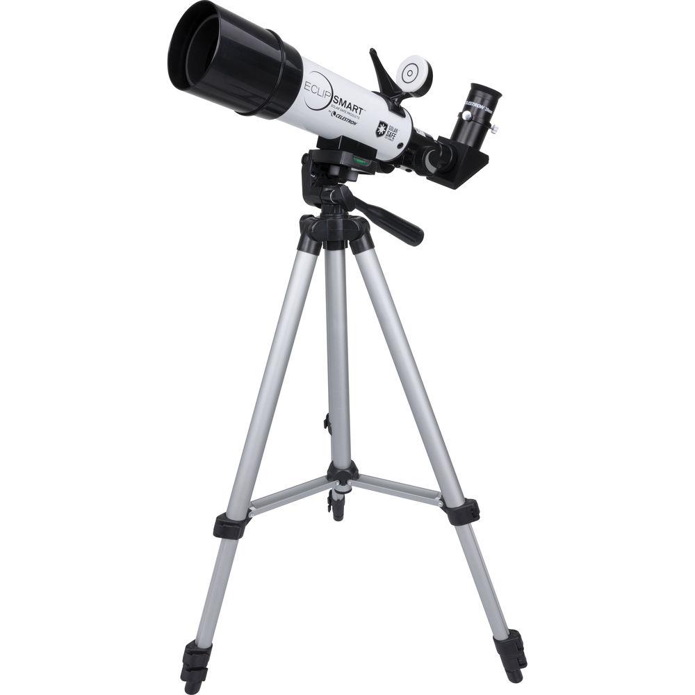 Celestron EclipSmart 50 50mm f 7.2 Alt-Az Solar Telescope with Backpack