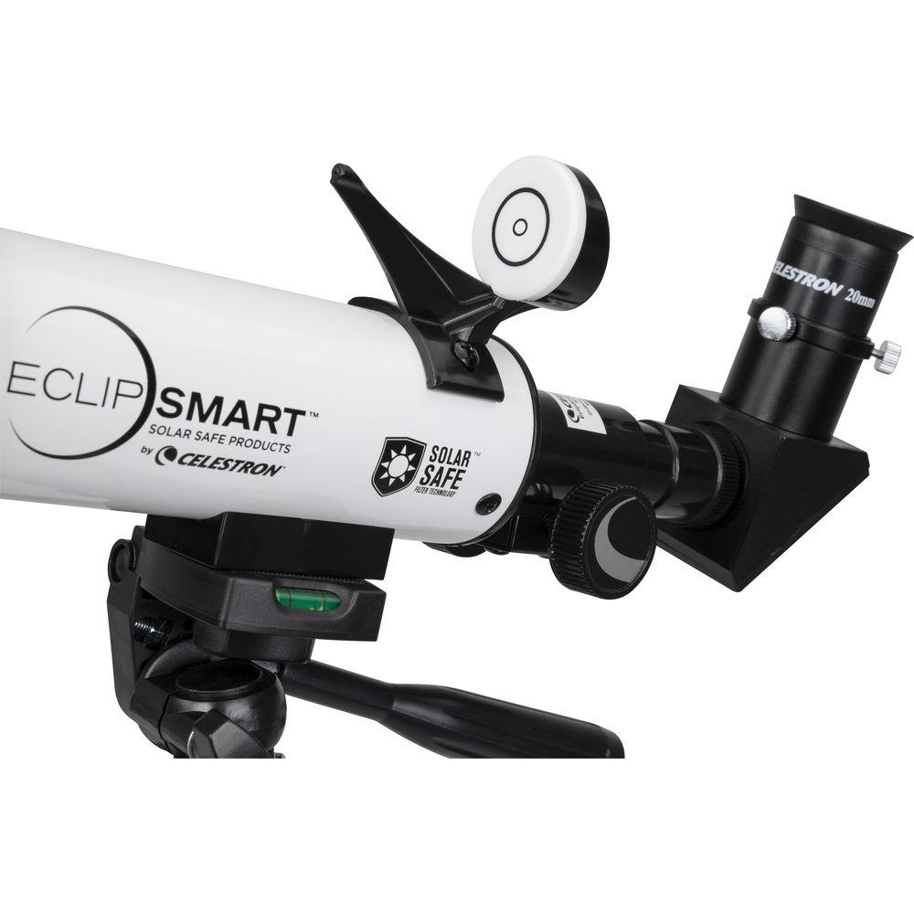 Celestron EclipSmart 50 50mm f 7.2 Alt-Az Solar Telescope with Backpack