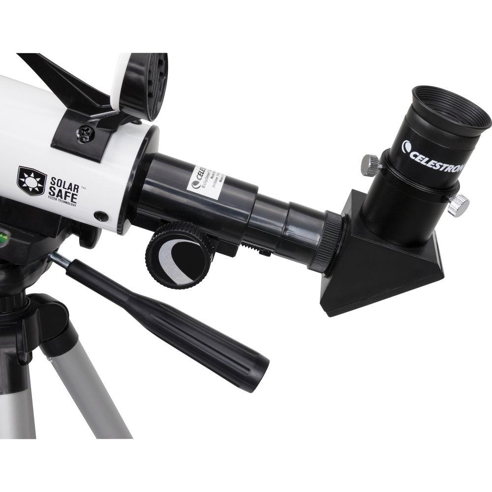 Celestron EclipSmart 50 50mm f 7.2 Alt-Az Solar Telescope with Backpack