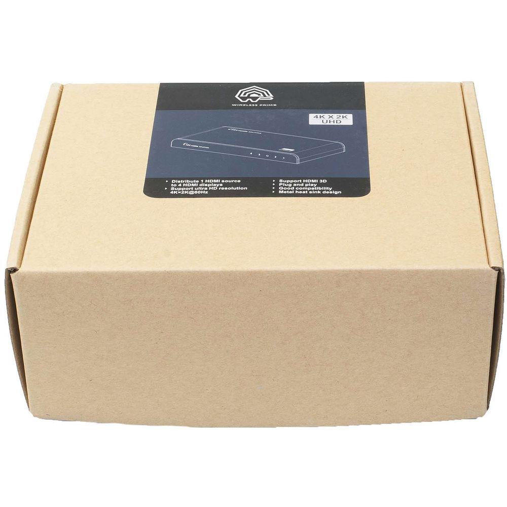 CINEGEARS Wireless Prime UHD 4K HDMI Four-Way Splitter