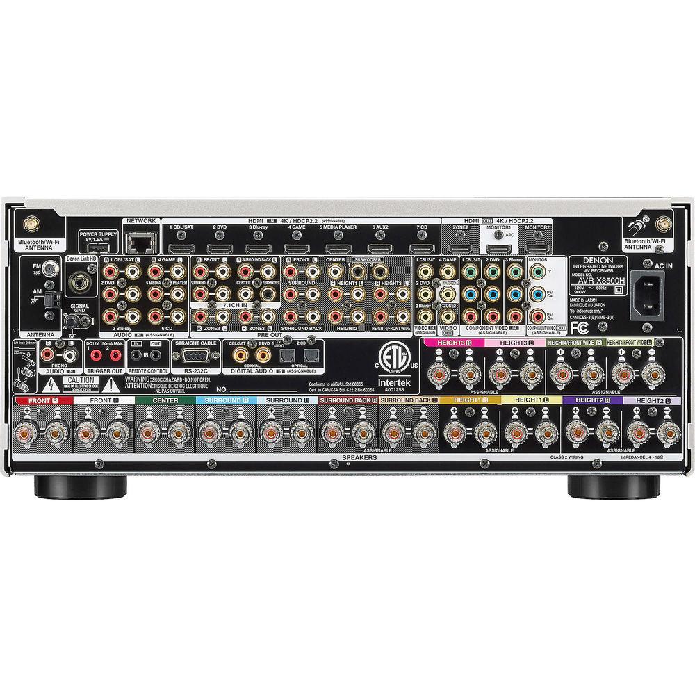Denon AVR-X8500H 13.2-Channel Network A V Receiver