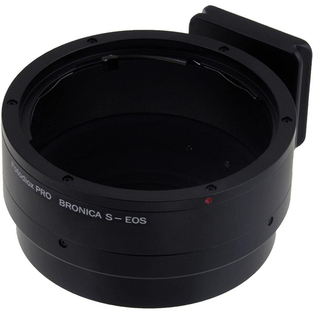 FotodioX Pro Lens Mount Adapter with Generation v10 Focus Confirmation Chip for Bronica S-Mount Lens to Canon EF or EF-S Mount Camera