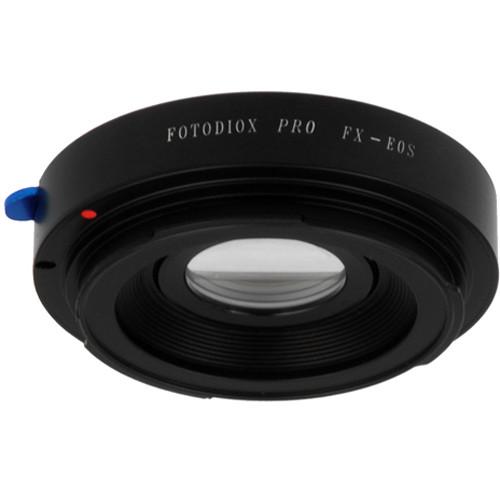 FotodioX Pro Lens Mount Adapter with Generation v10 Focus Confirmation Chip for Fujica X-Mount Lens to Canon EF or EF-S Mount Camera