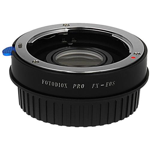 FotodioX Pro Lens Mount Adapter with Generation v10 Focus Confirmation Chip for Fujica X-Mount Lens to Canon EF or EF-S Mount Camera